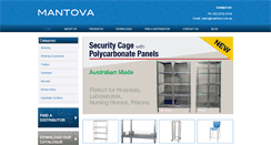 Desktop Screenshot of mantova.com.au