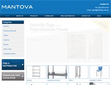 Tablet Screenshot of mantova.com.au