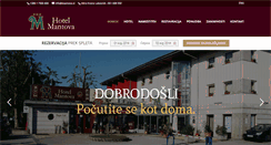 Desktop Screenshot of mantova.si